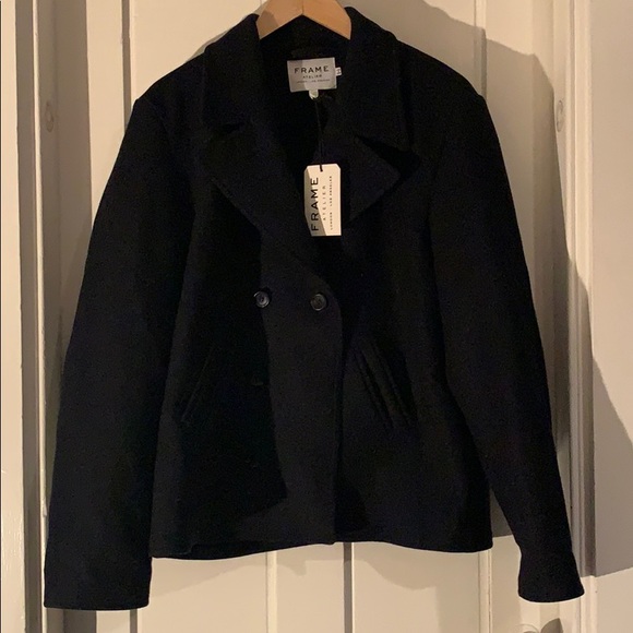 NWOT! Frame Atelier Wool Peacoat